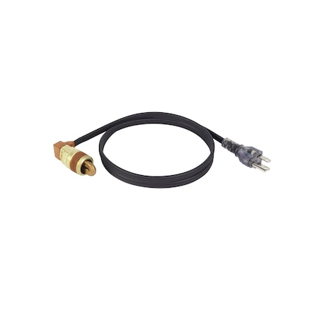 Zerostart Lit Plug Version Of 3100002 Engine Heater, 400W 120V, 1/2in. Npt Plug, Brass AdapterFord, Jaguar, Mazda 3100121